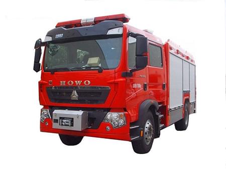 XCMG  Fire Truck AP50F2 5 ton Compressed Air Fire-extinguishing Foam Tanker