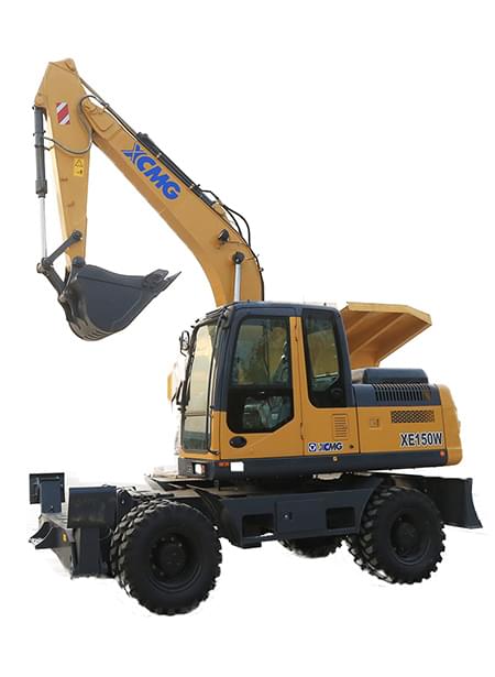 XCMG  XE150W Semi-Autonomous Wheeled Excavator