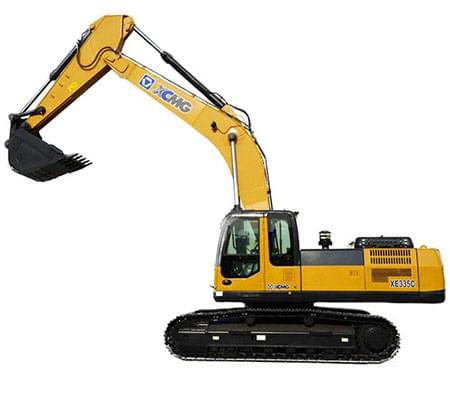 XCMG Excavators XE335DK China 30 ton Hydraulic Crawler Excavator Machine with Hammer Bucket