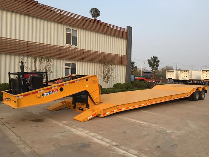 Lowboy/Detachable Gooseneck Lowbed Trailer